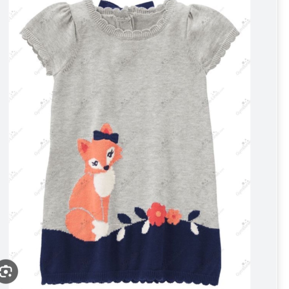 🦊Gymboree Fox Sweater Dress🦊